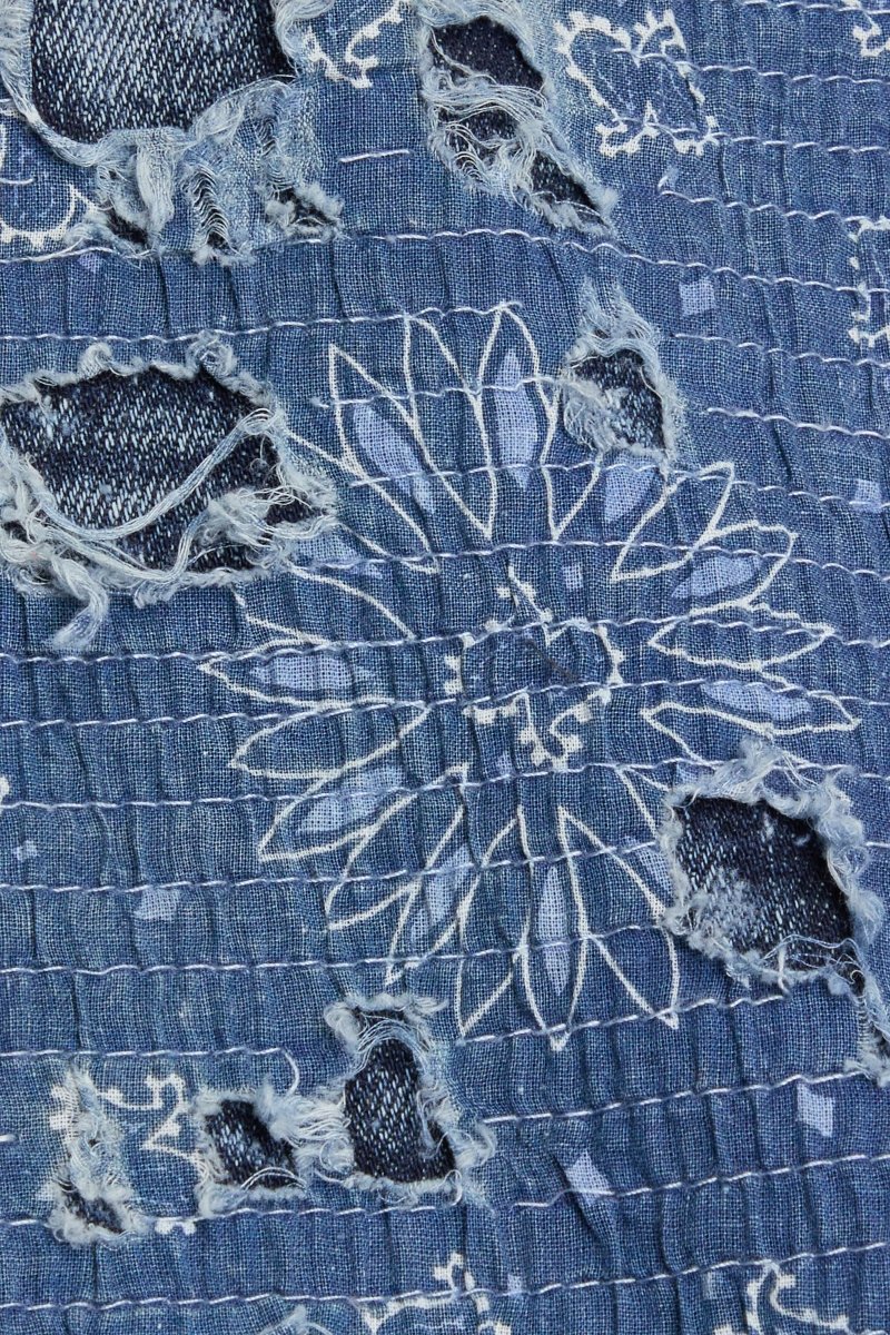 "BANDIT" STACKED FLARE JEAN INDIGO - Valabasas