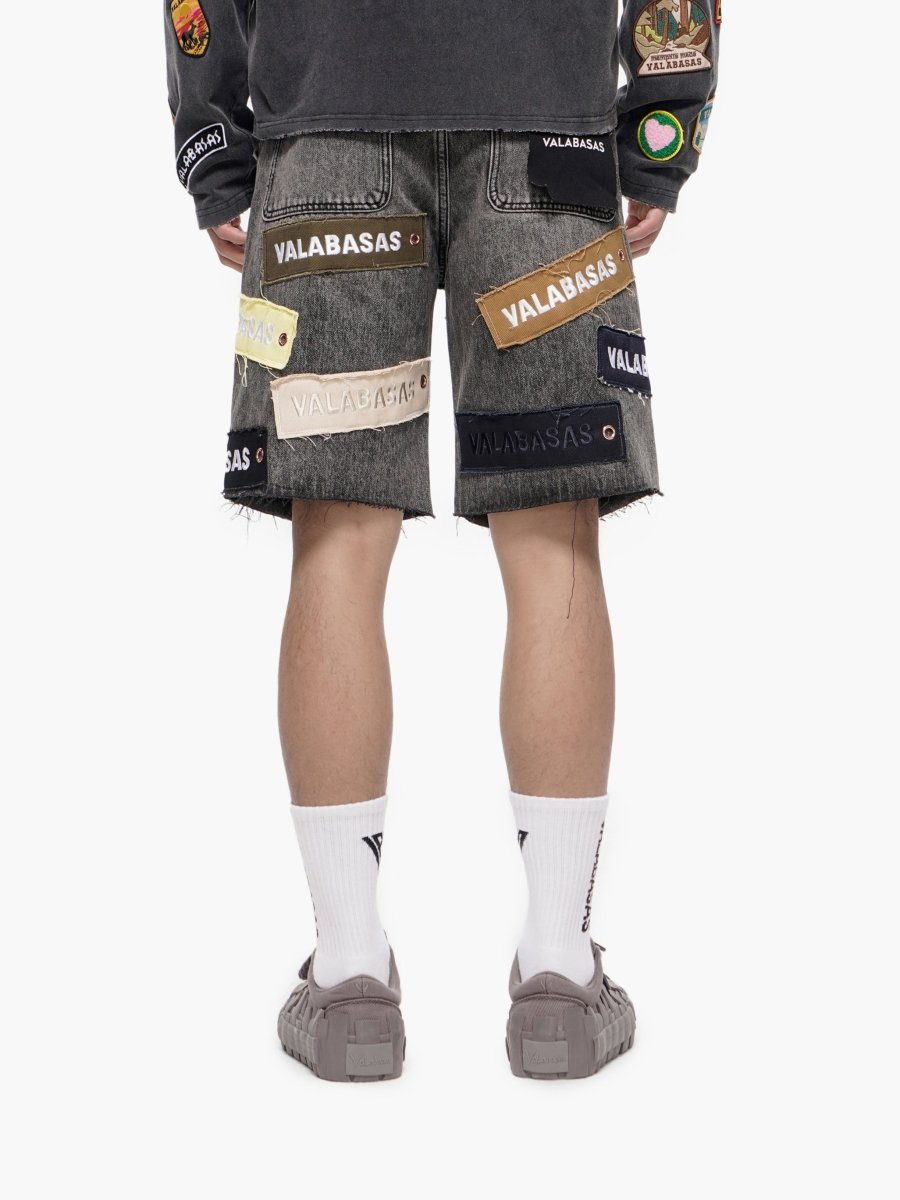 Banner Jorts Grey Wash - Valabasas
