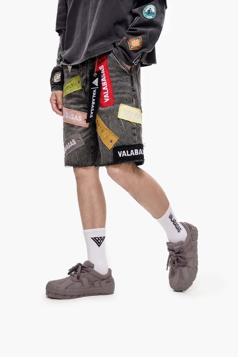 Banner Jorts Grey Wash - Valabasas