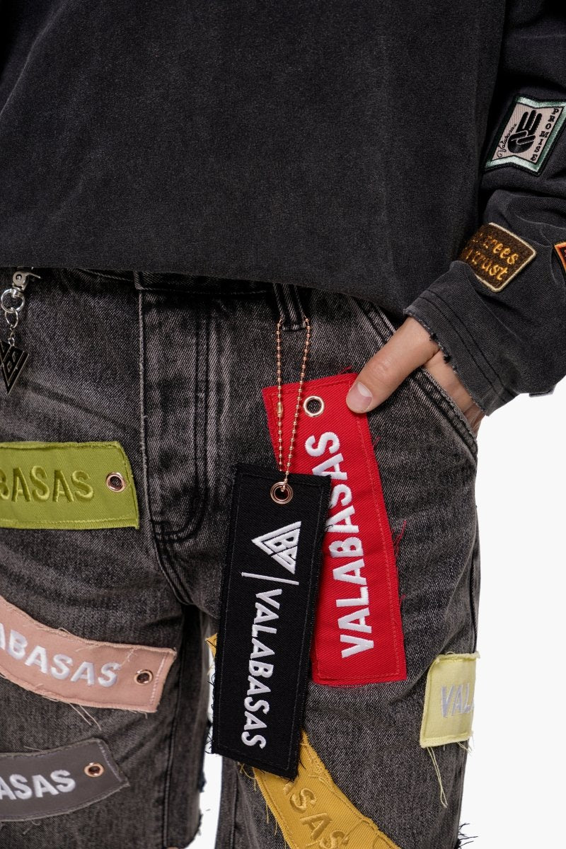 Banner Jorts Grey Wash - Valabasas