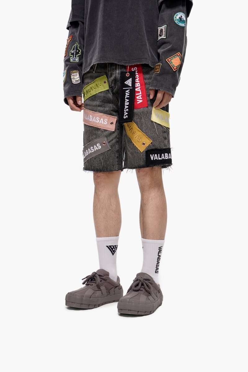 Banner Jorts Grey Wash - Valabasas