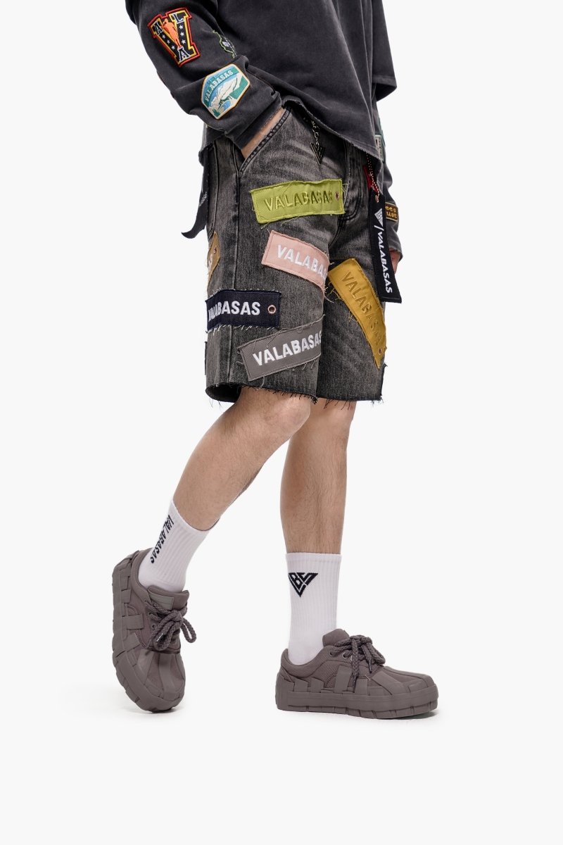 Banner Jorts Grey Wash - Valabasas