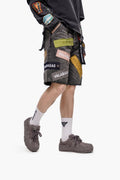 Banner Shorts Grey Wash