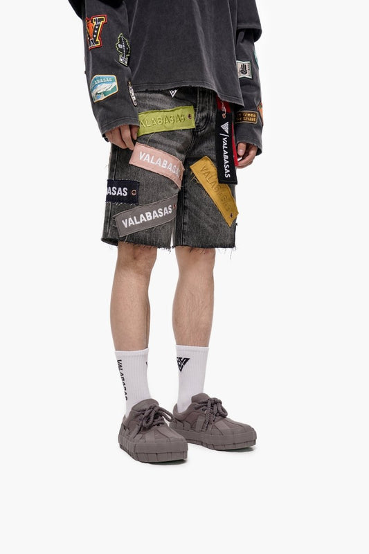 Banner Jorts Grey Wash - Valabasas