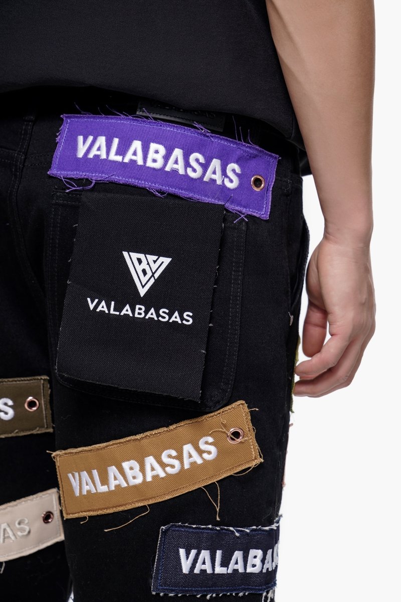 Banner Shorts Jet Black – Valabasas