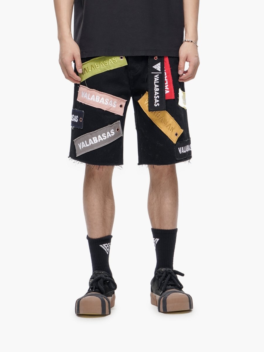 Banner Jorts Jet Black - Valabasas
