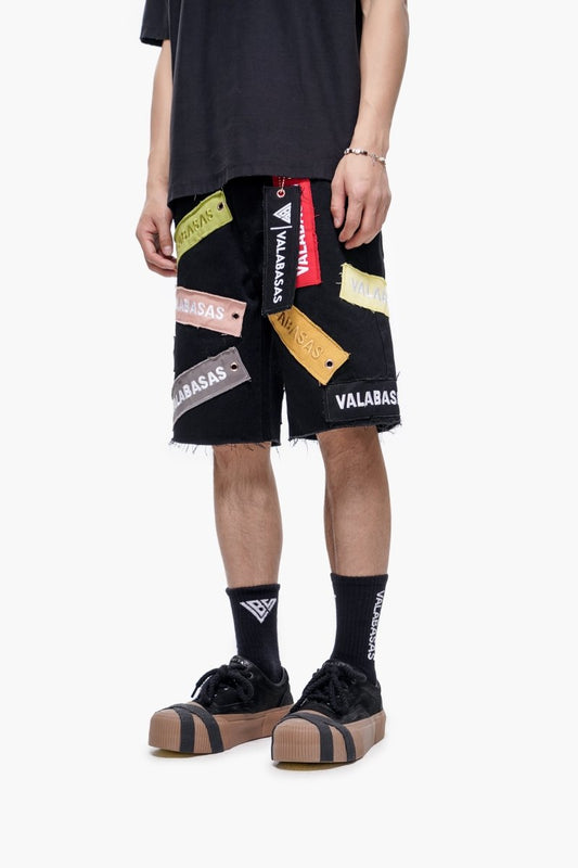 Banner Jorts Jet Black - Valabasas