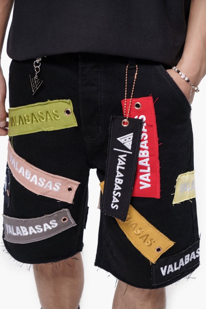 Banner Shorts Jet Black – Valabasas