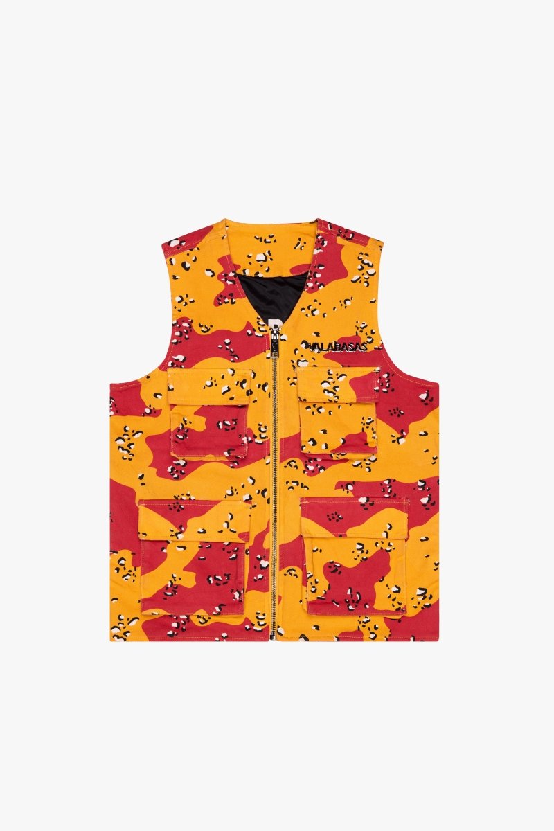 "BATTALION" VEST BADLAND CAMO - Valabasas