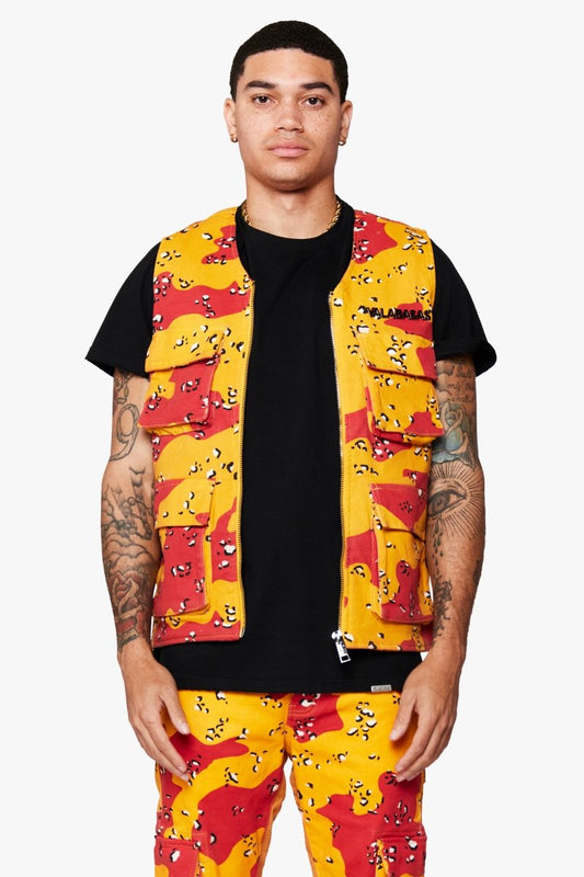 "BATTALION" VEST BADLAND CAMO - Valabasas