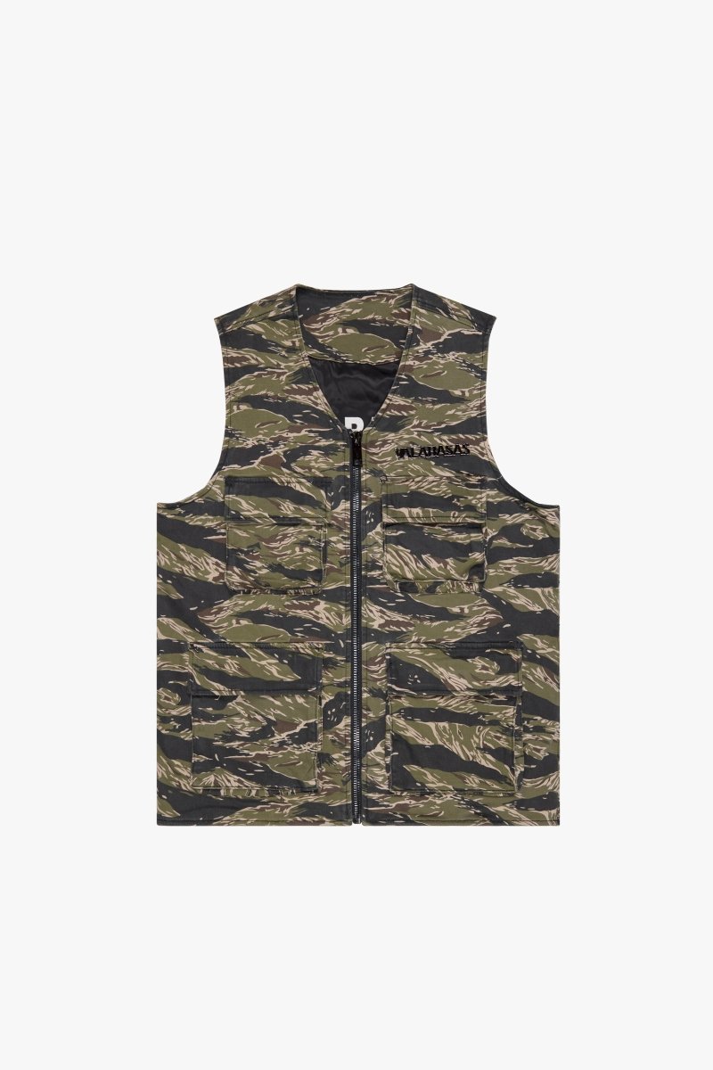 "BATTALION" VEST BLACK YELLOW CAMO - Valabasas
