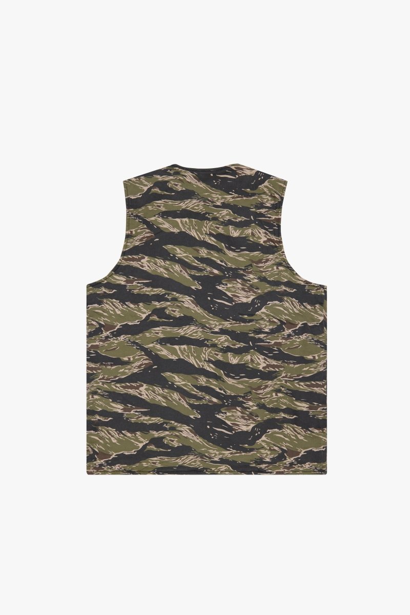 "BATTALION" BLACK YELLOW CAMO VEST