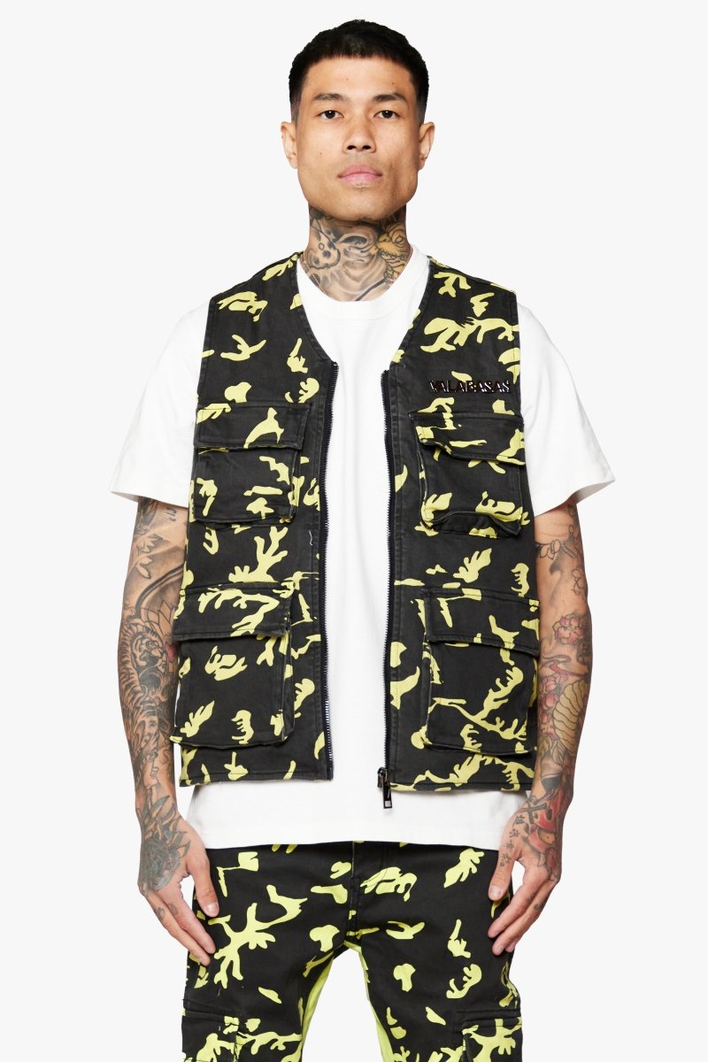 "BATTALION" VEST NEON SHADOW - Valabasas