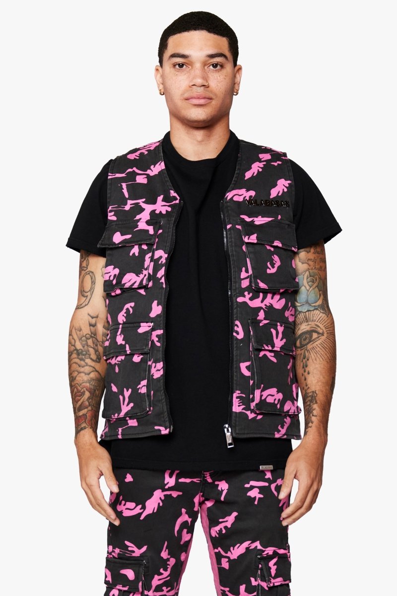 "BATTALION" VEST ROSE SHADOW - Valabasas