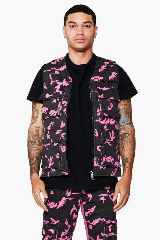 "BATTALION" VEST ROSE SHADOW - Valabasas