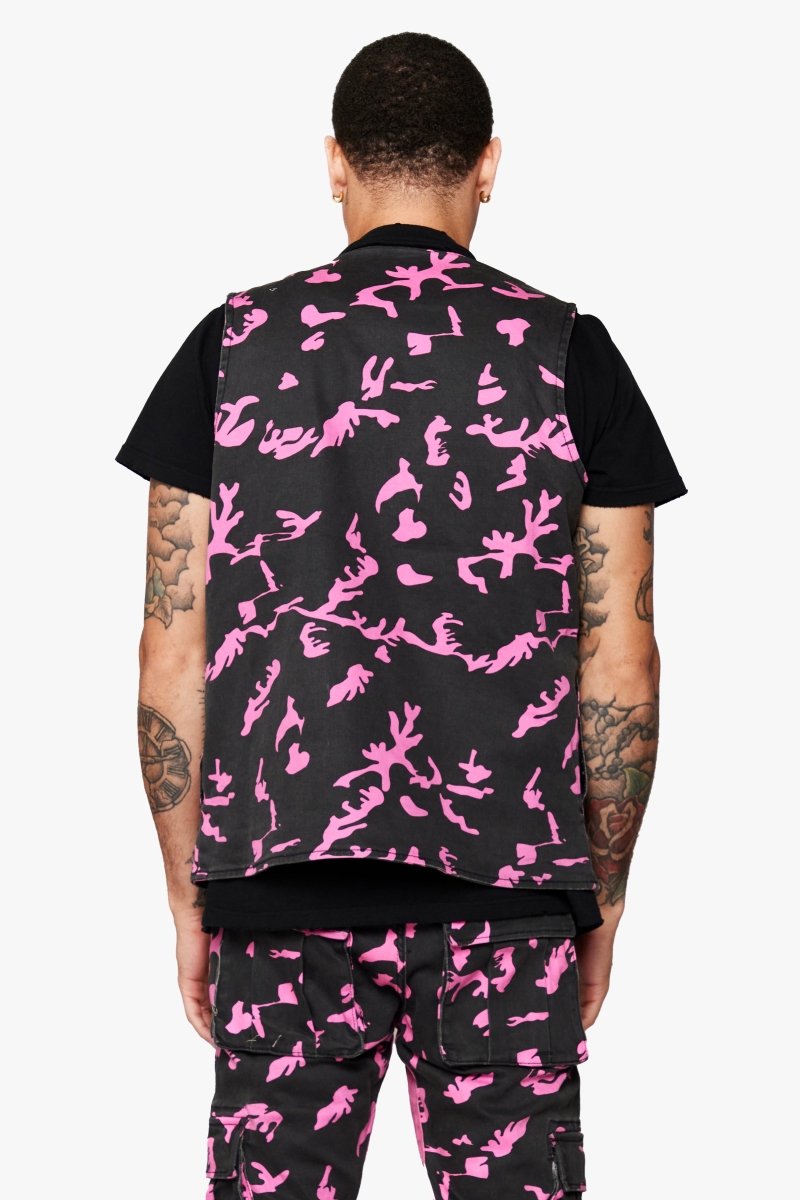 "BATTALION" VEST ROSE SHADOW - Valabasas