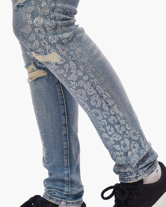 Bengal Skinny Blue Washed Jeans - Valabasas