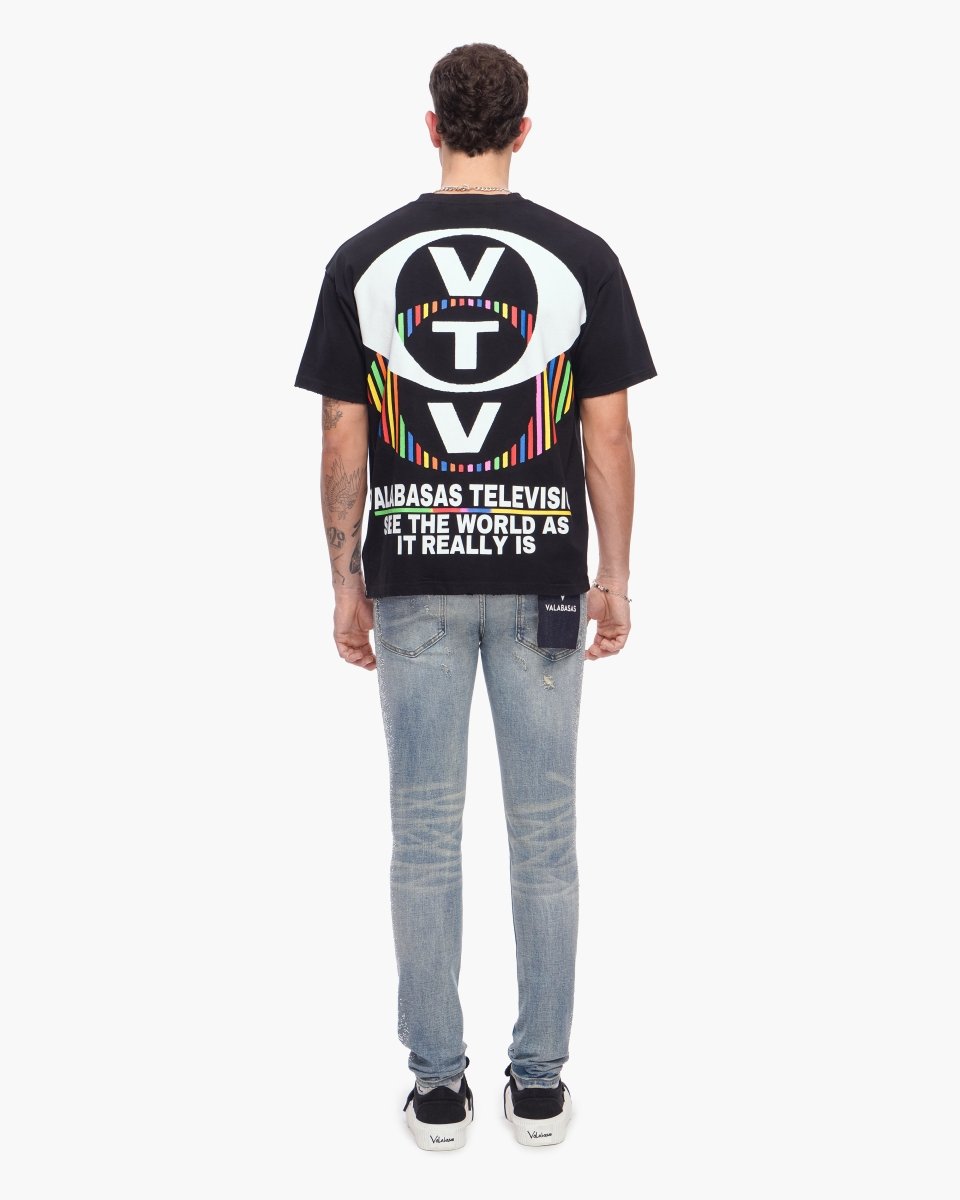 Bengal Skinny Blue Washed Jeans - Valabasas