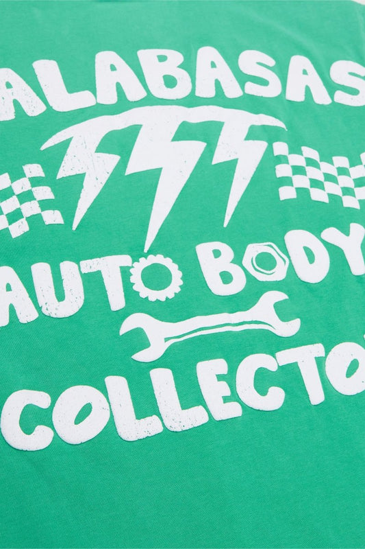 "BIG BODY" TEE VINTAGE BRIGHT GREEN - Valabasas