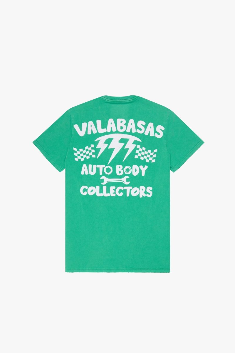 "BIG BODY" TEE VINTAGE BRIGHT GREEN - Valabasas