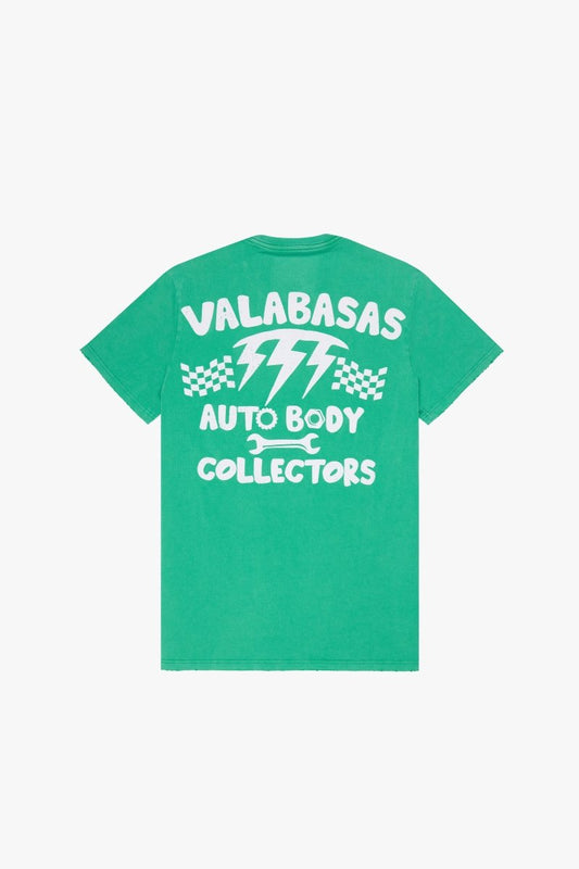 "'BIGBODY" TEE VINTAGE BRIGHT GREEN - Valabasas