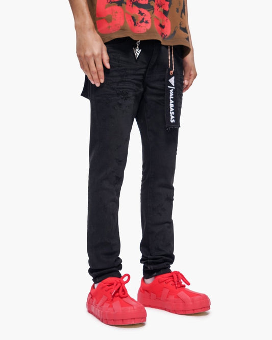 Blackout Skinny Black Waxed - Valabasas