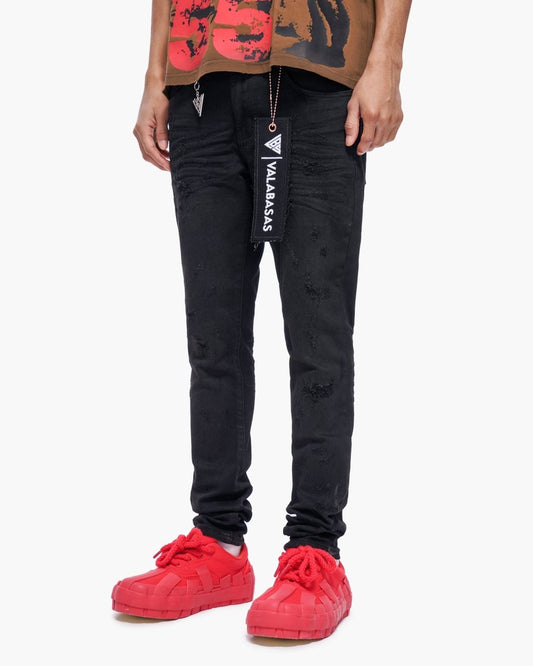 Blackout Skinny Black Waxed - Valabasas