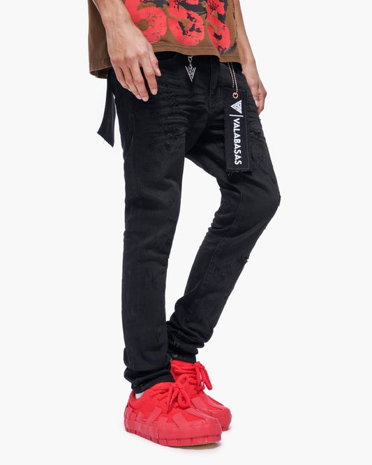 Blackout Skinny Black Waxed - Valabasas