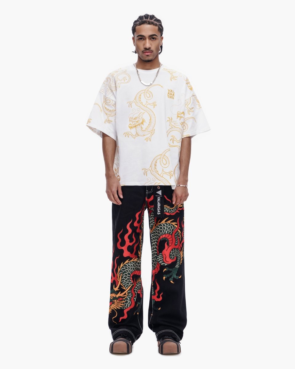 Blaze Fang Straight Leg Denim Jet Black – Valabasas