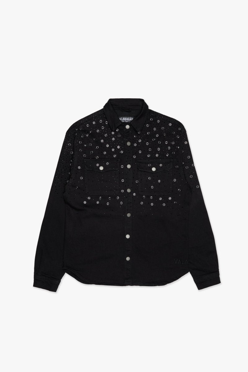 Blitz Denim Jacket Black Washed - Valabasas