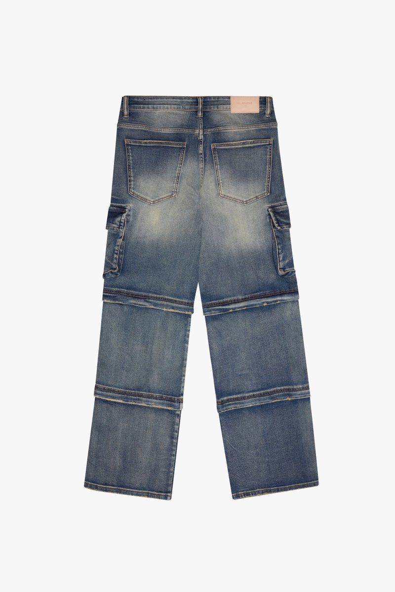 Blockstitch Baggy Vintage Blue - Valabasas