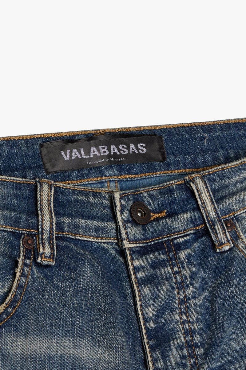 Blockstitch Baggy Vintage Blue - Valabasas