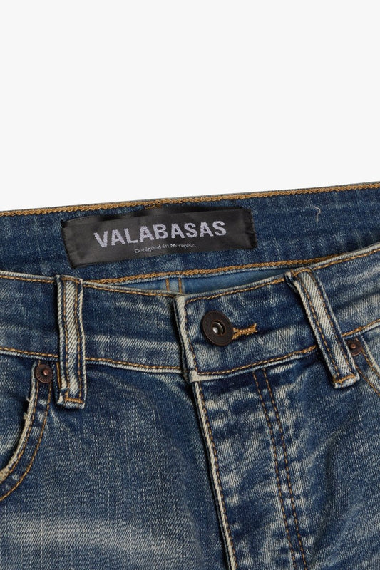 Blockstitch Baggy Vintage Blue - Valabasas
