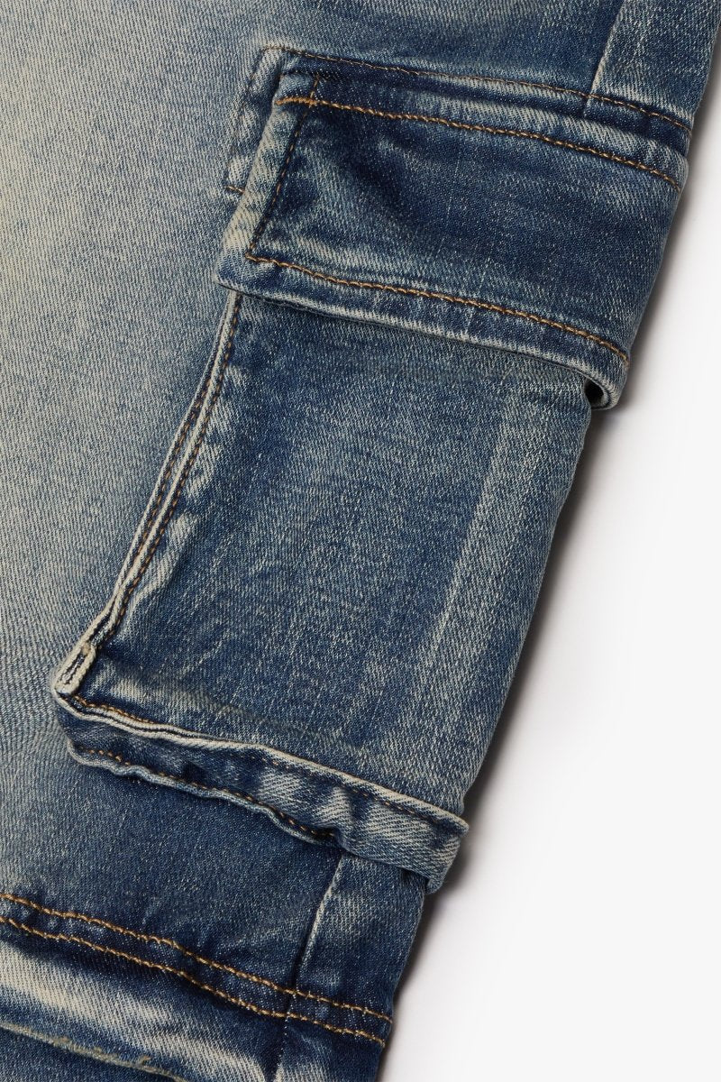 Blockstitch Baggy Vintage Blue - Valabasas