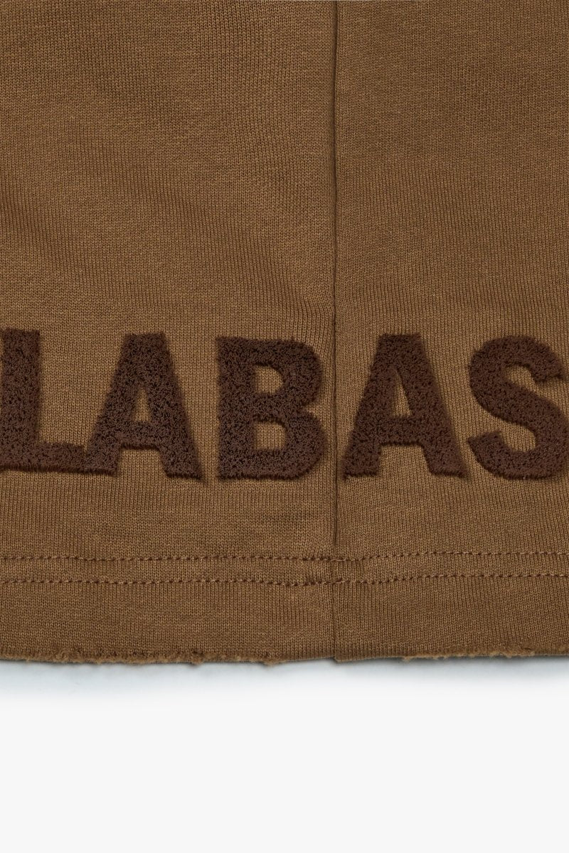 "BLOOM" WOVEN SHORTS BROWN - Valabasas