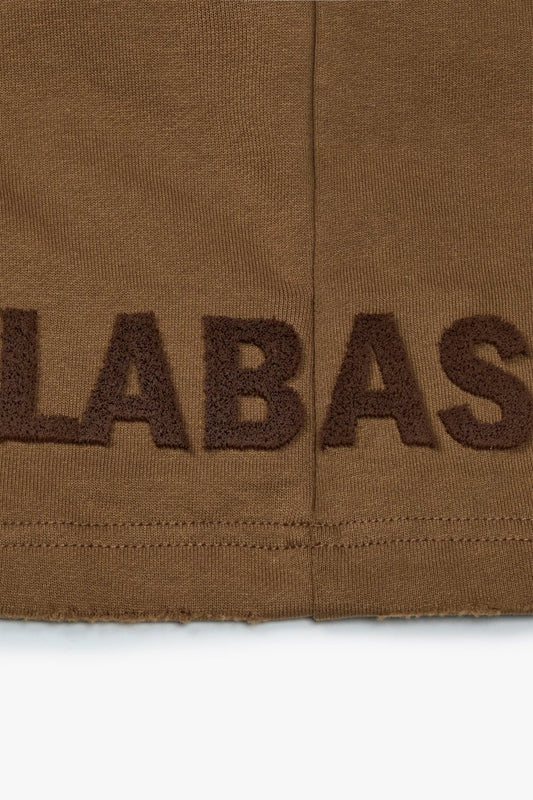"BLOOM" WOVEN SHORTS BROWN - Valabasas