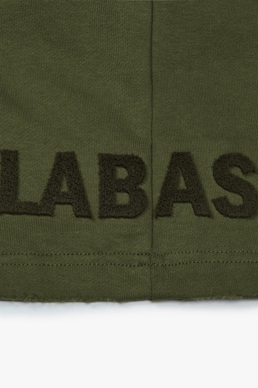 "BLOOM" WOVEN SHORTS OLIVE - Valabasas