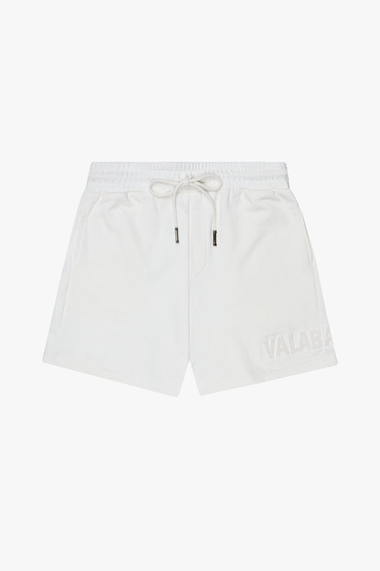 "BLOOM" WOVEN SHORTS VINTAGE WHITE - Valabasas