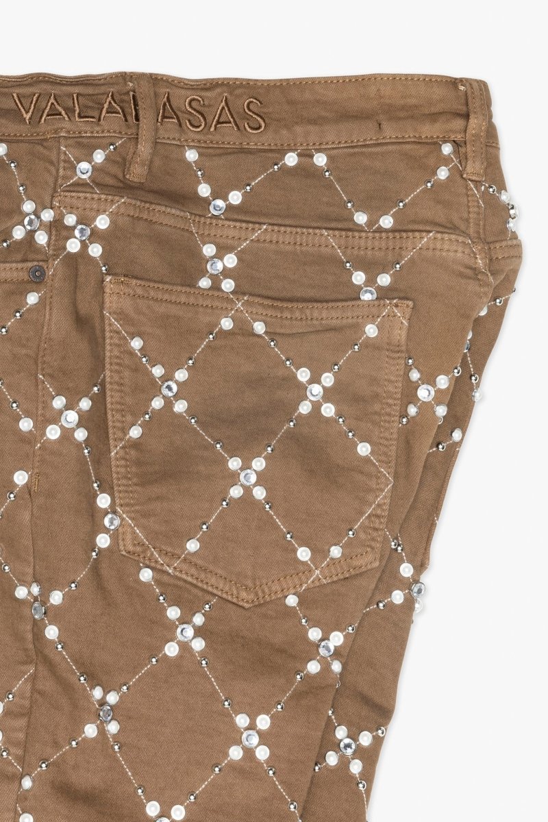 Blur Skinny Jean Brown - Valabasas