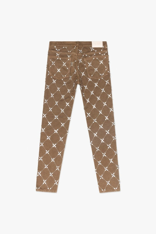 Blur Skinny Jean Brown - Valabasas
