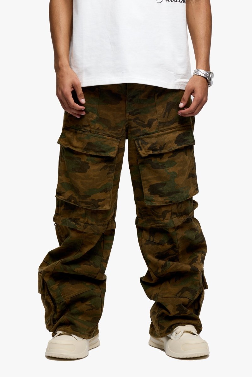 Boro Baggy Pant Er Moss - Valabasas