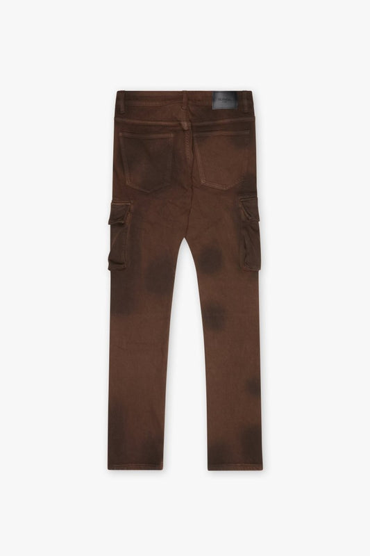 Broken Skinny Jean Brown - Valabasas
