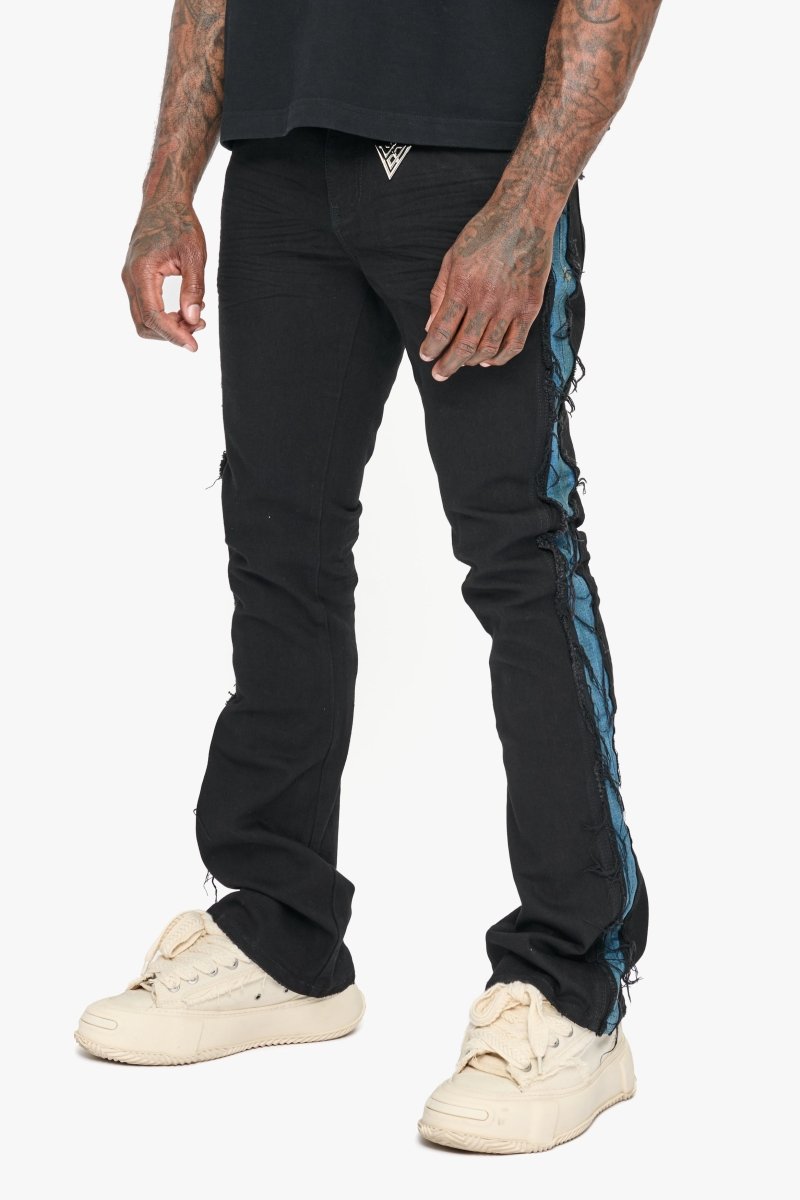 Burrow Black/Blue Stacked - Valabasas