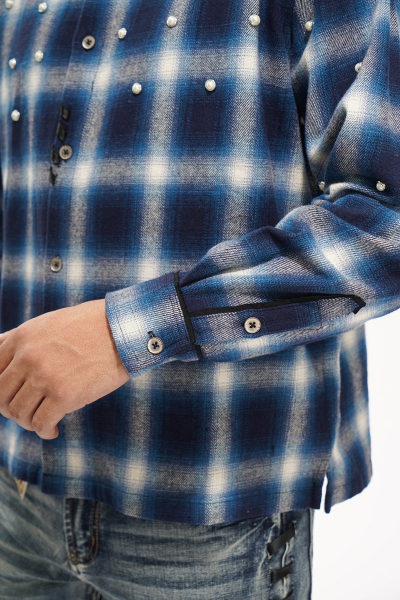 Cadence Blue Flannel - Valabasas