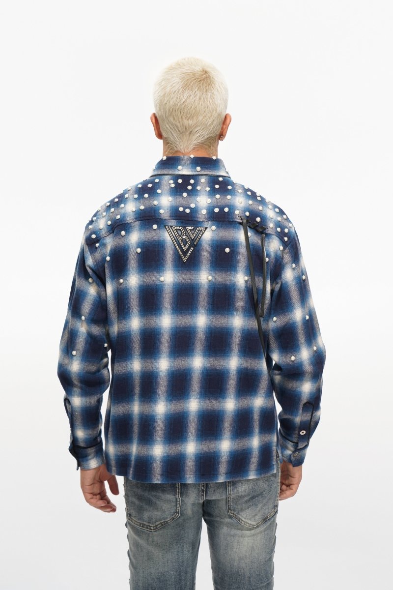 Cadence Blue Flannel - Valabasas