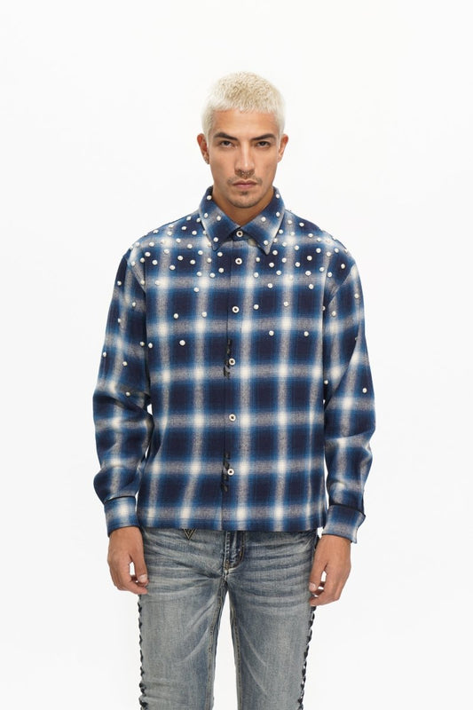 Cadence Blue Flannel - Valabasas