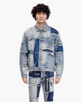 Caelric Blue Light Blue Denim Jacket