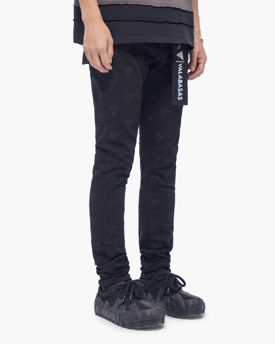 Caelune Black Skinny Jeans - Valabasas