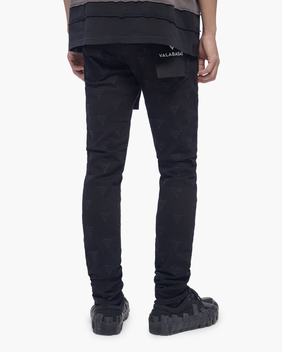 Caelune Black Skinny Jeans - Valabasas