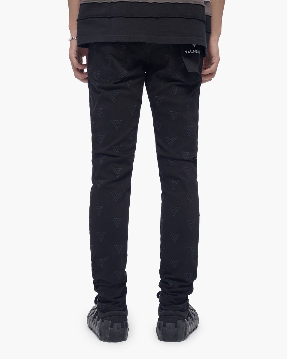 Caelune Black Skinny Jeans - Valabasas